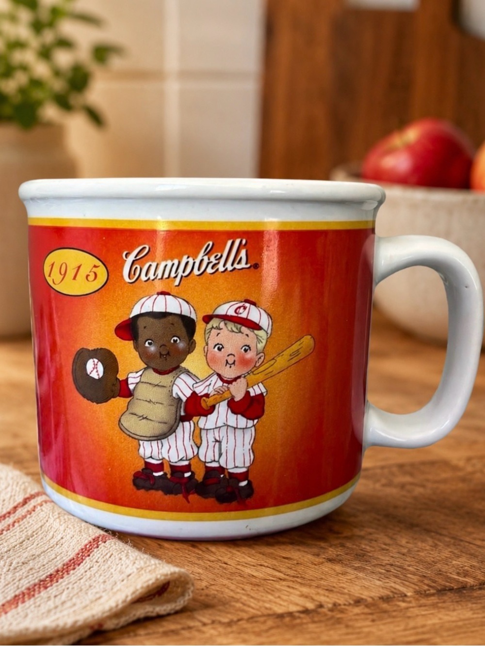 Campbell Soup Kids 100 Years Anniversary Collectible Coffee Mug 1904-2004